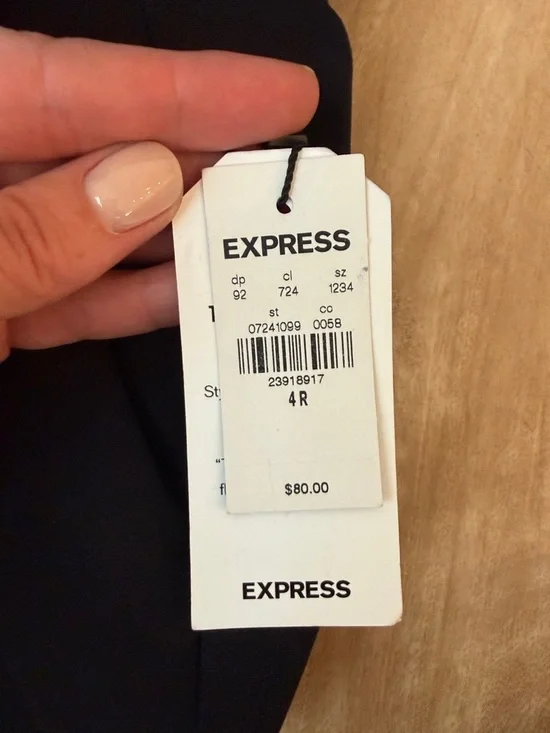 NWT Express Black Editor Boot Mid Rise - Picture 5 of 5